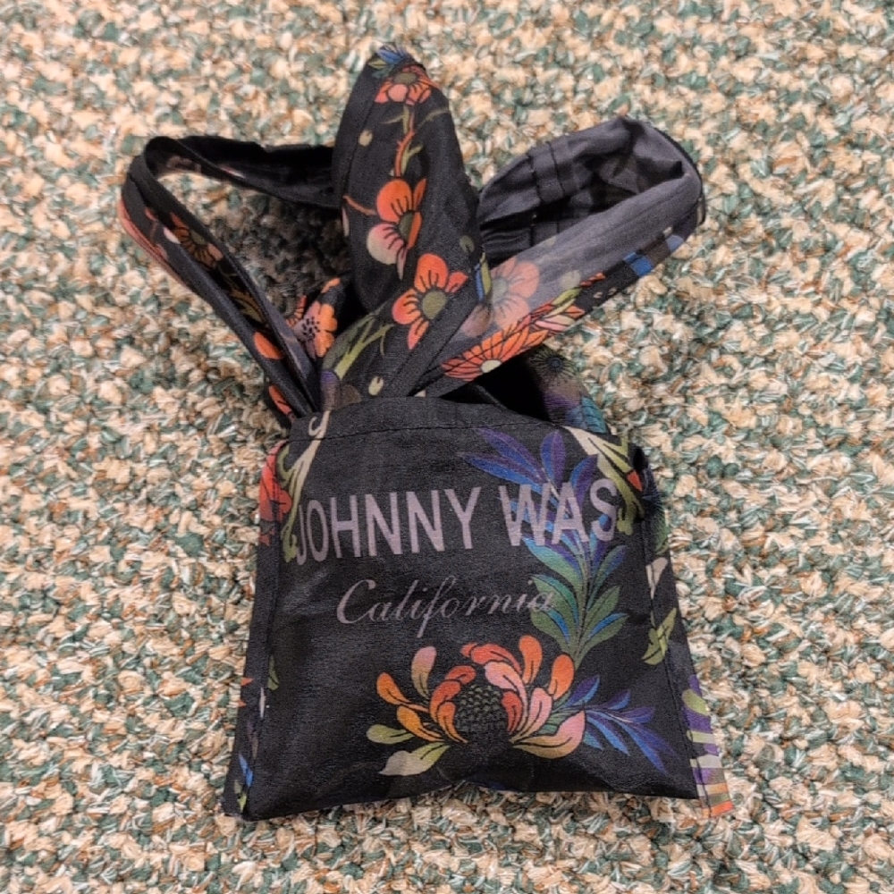 Johnny Was Foldable, Packable Thin Nylon Tote - image 1